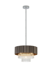 Kyabram Fixed Pendant, 4/9/11 Light G9- Oxidised Coffee/ Grey Finishes
