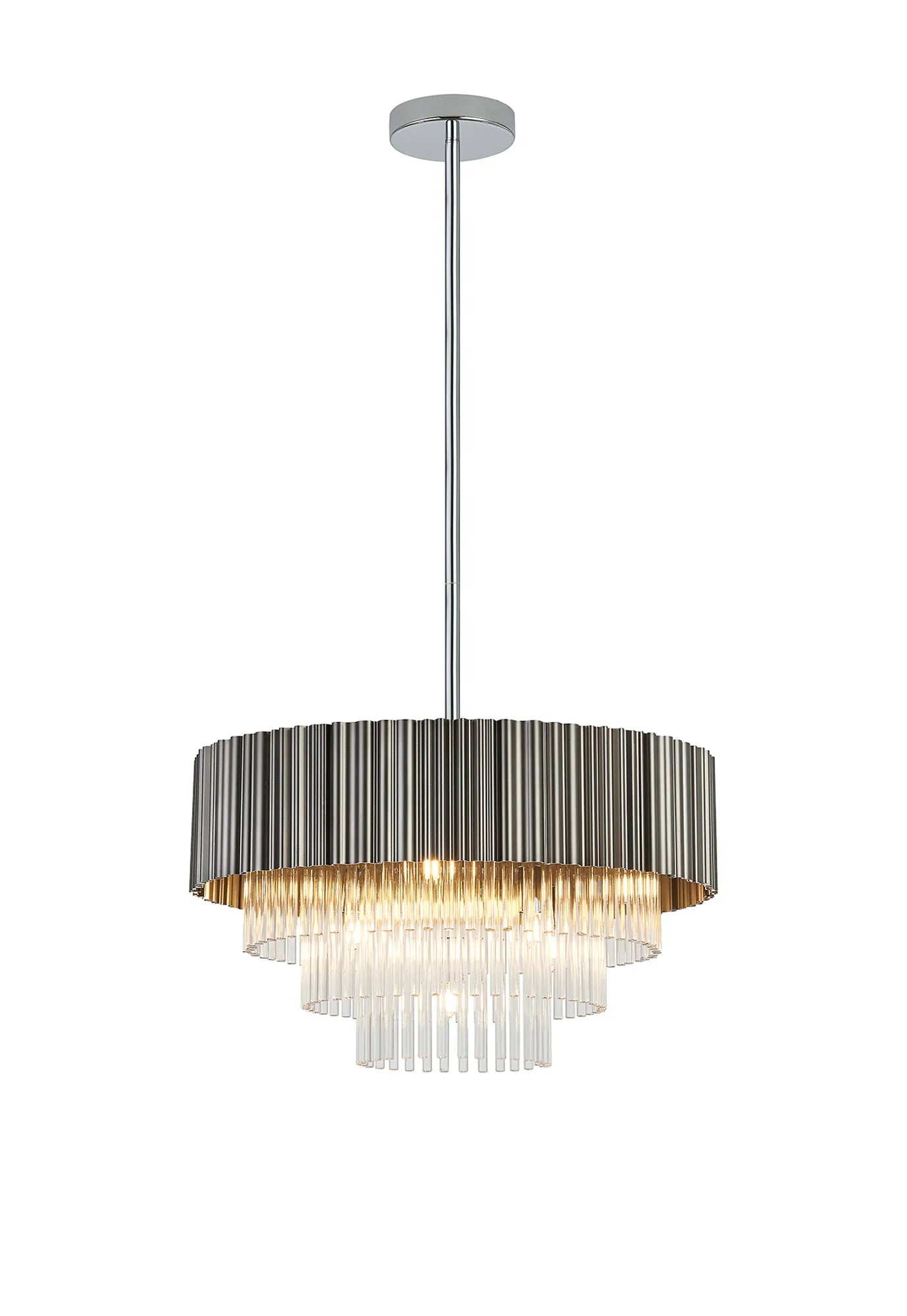 Kyabram Fixed Pendant, 4/9/11 Light G9- Oxidised Coffee/ Grey Finishes