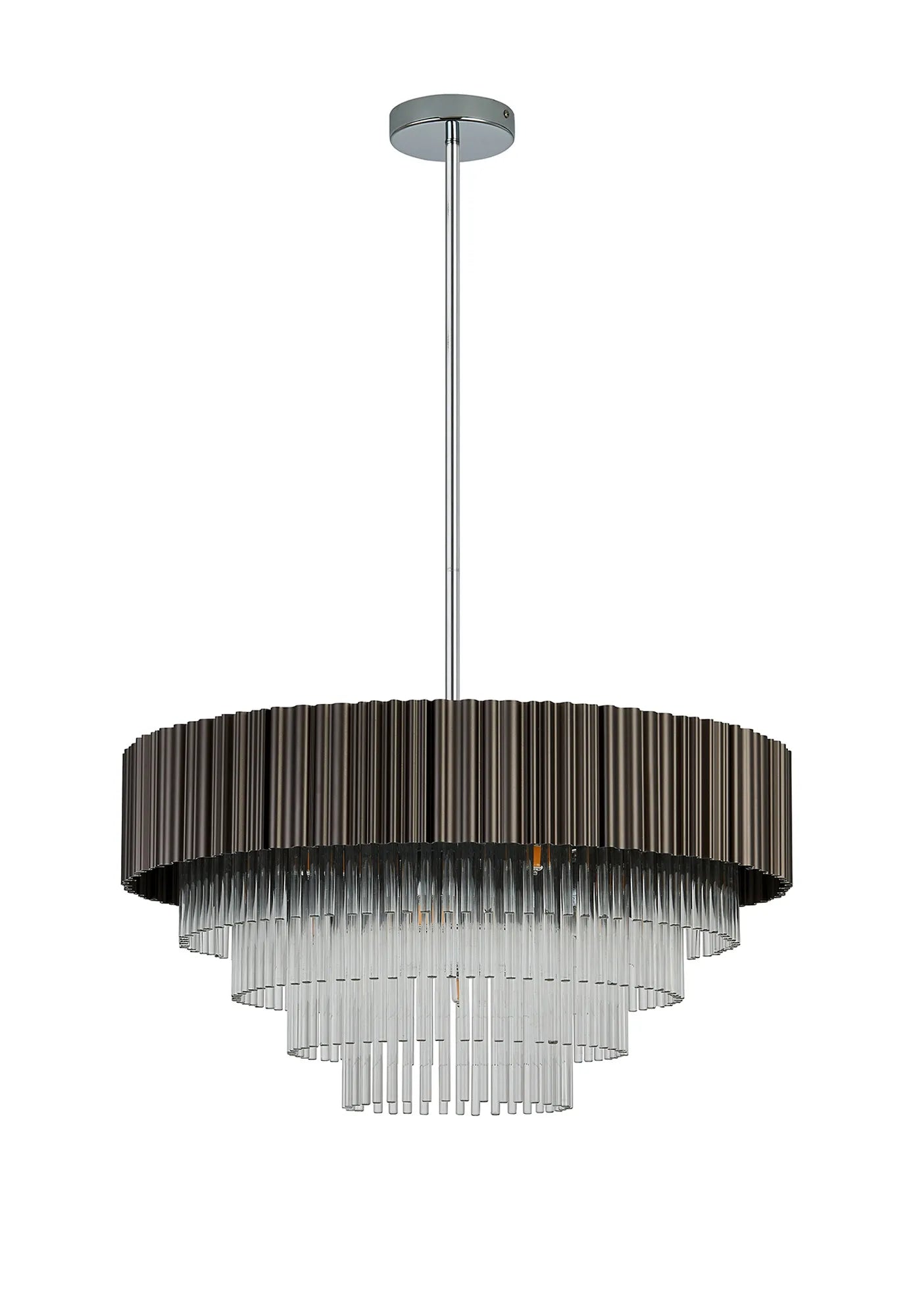 Kyabram Fixed Pendant, 4/9/11 Light G9- Oxidised Coffee/ Grey Finishes