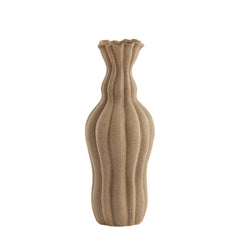 Silvio Vase - Matt Brown Ceramic