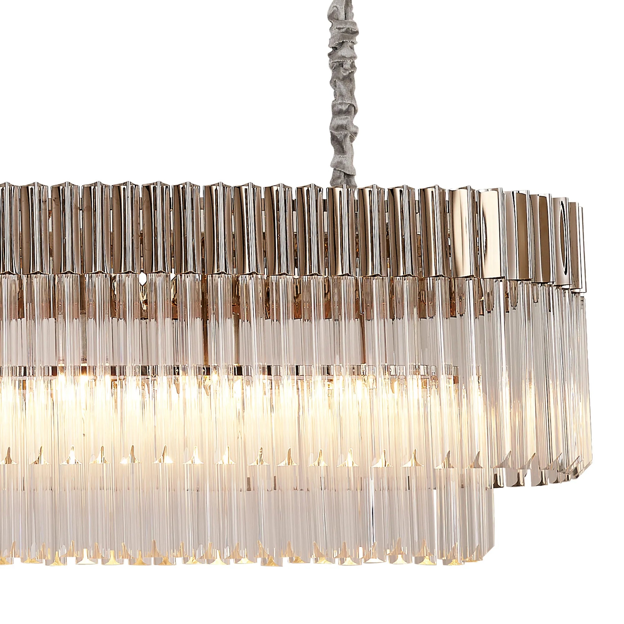 Georgia Linear Pendant, 9/10/ 13/16 Light E14- Matt Black/Brass/Polished Nickel
