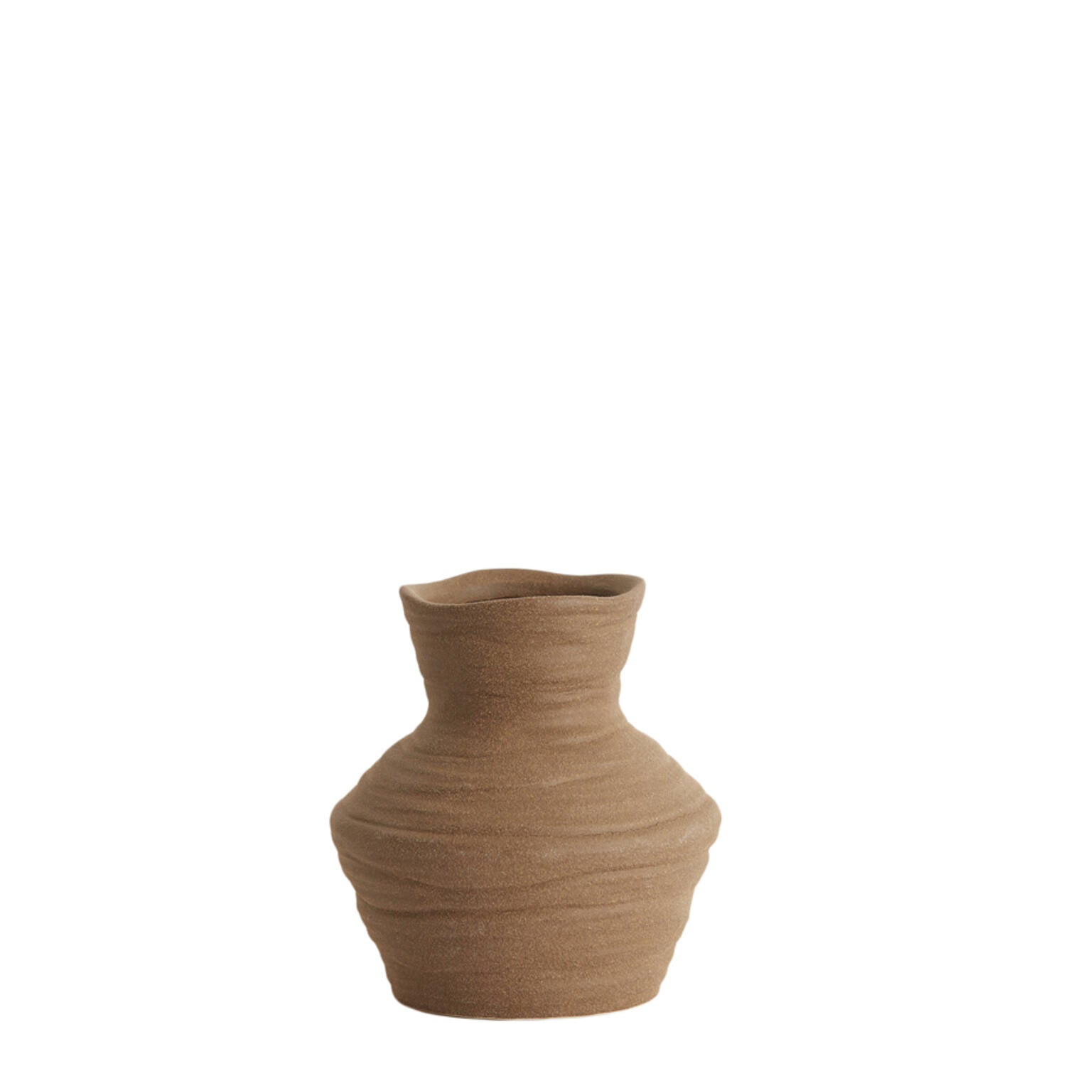 Greccio Vase Deco- Ceramics Matt Brown