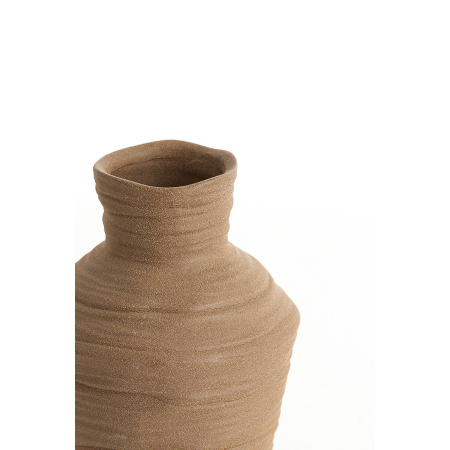 Greccio Vase Deco- Ceramics Matt Brown