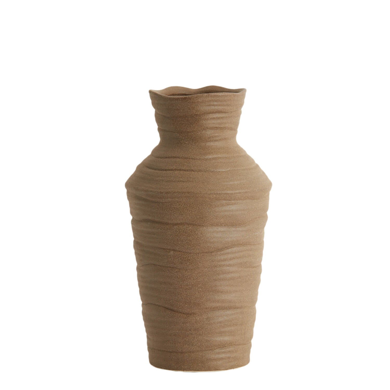 Greccio Vase Deco- Ceramics Matt Brown