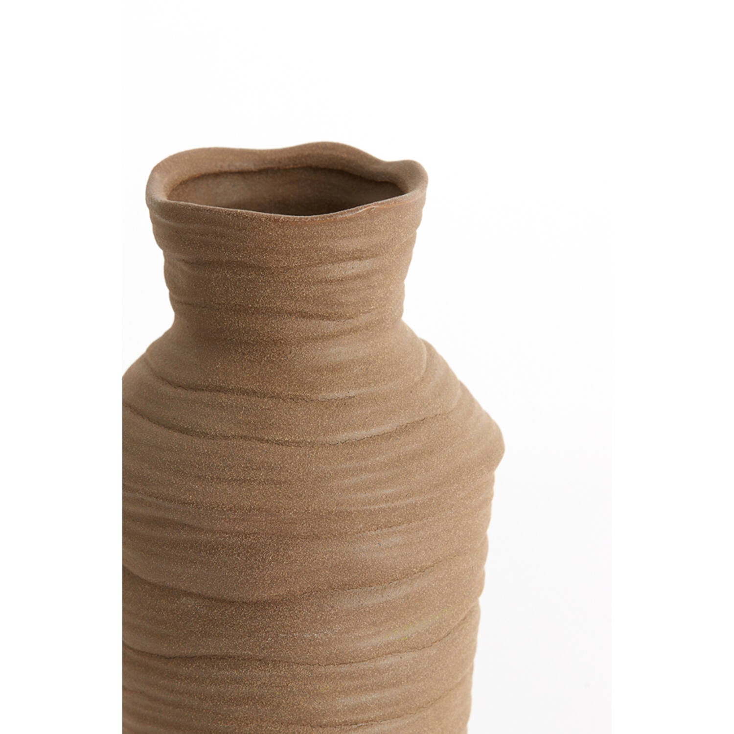 Greccio Vase Deco- Ceramics Matt Brown