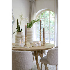 Triora Ceramic Vase - Matt Cream