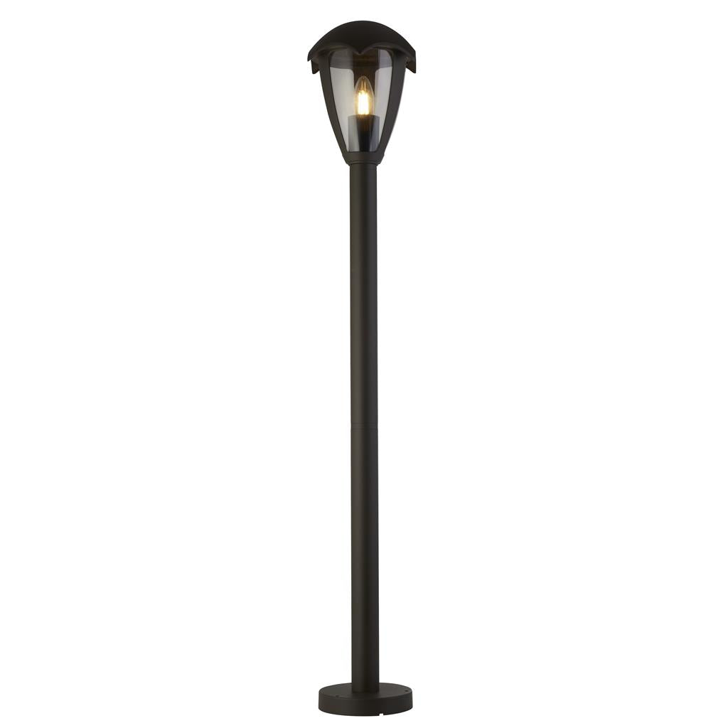 Bluebell Outdoor Post IP44 - Grey Metal