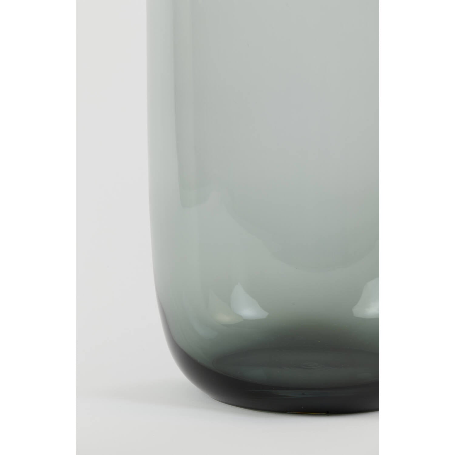 Keira XL Vase - Grey Glass Finish