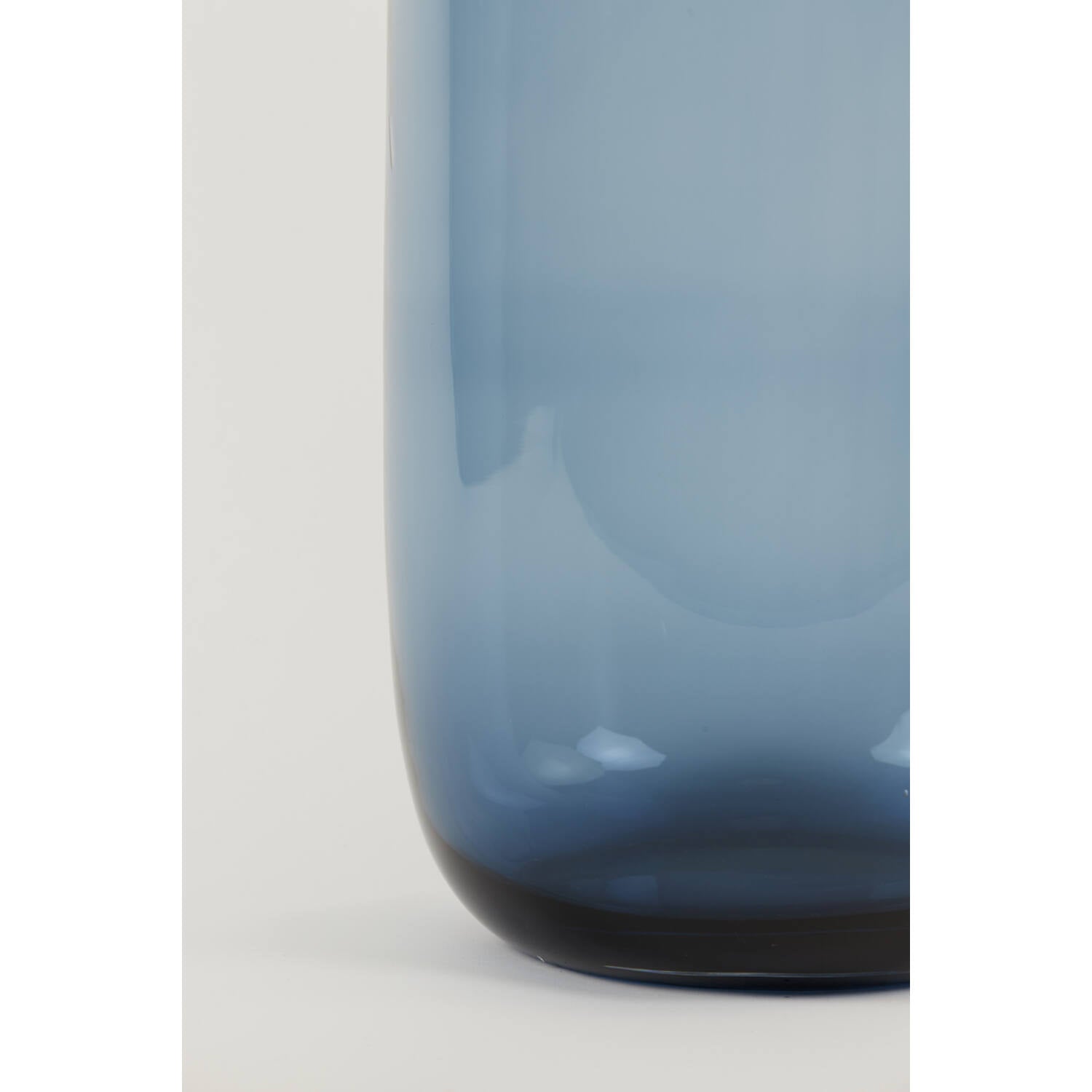 Keira XL Vase - Navy Blue Glass Finish