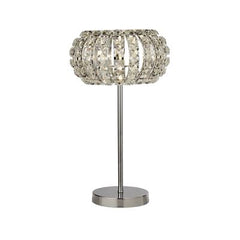 Marilyn Crystal Table Lamp - Chrome