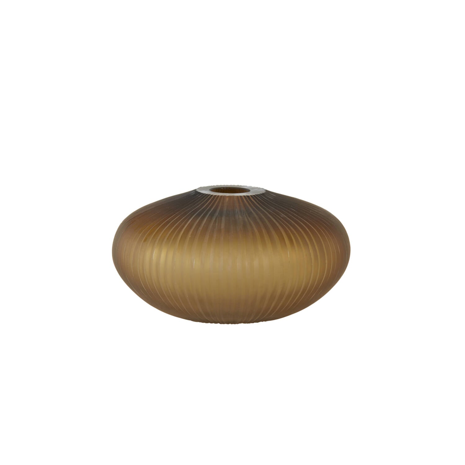 Molexa Vase Glass Matt Dark Brown
