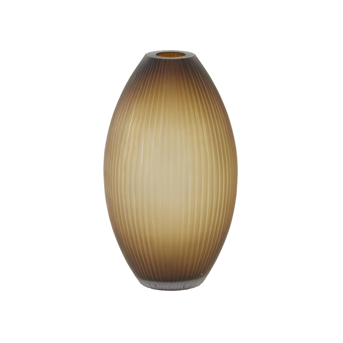 Somero Vase Glass Matt Dark Brown