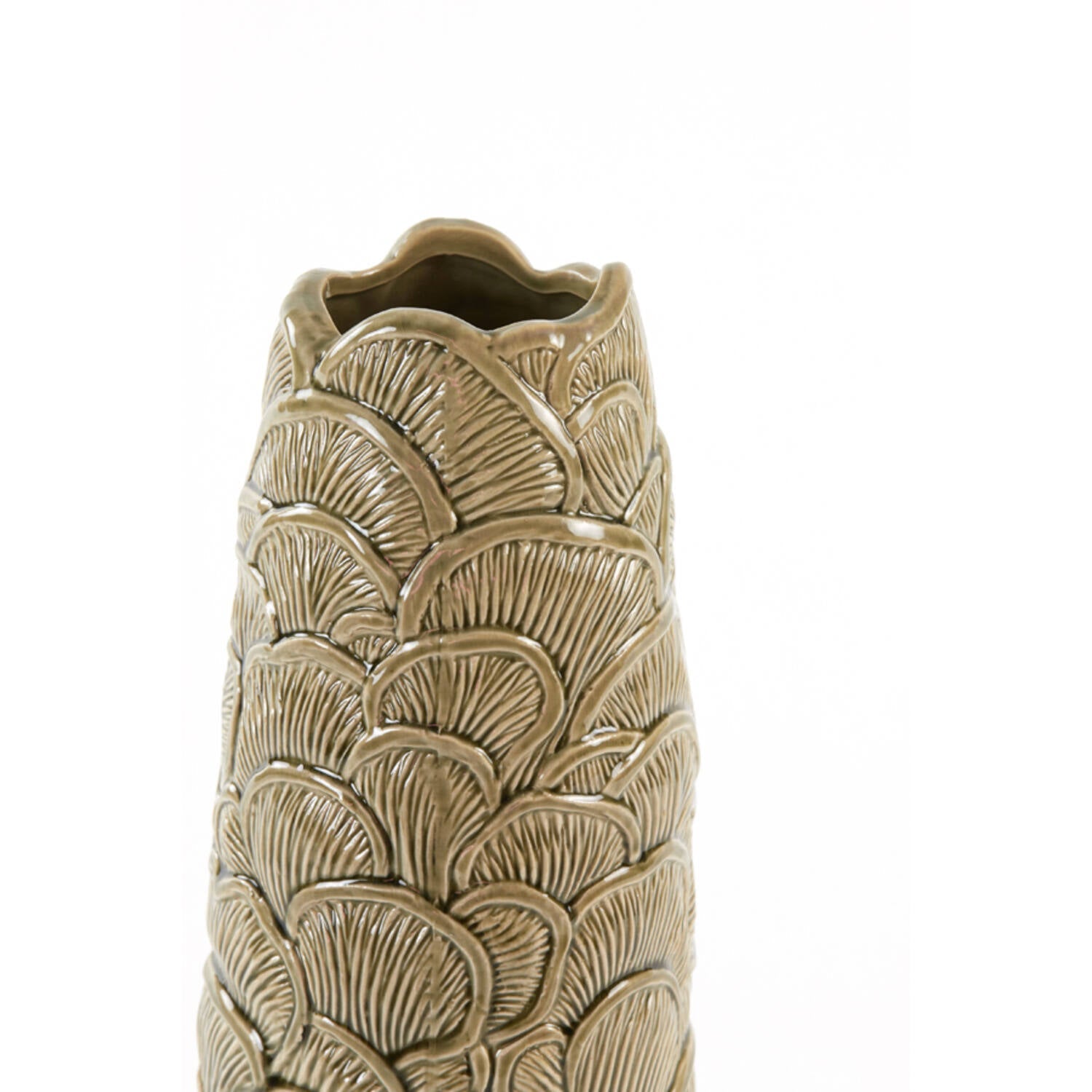 Vase Ø15x48,5 Cm Travis Ceramics Brown