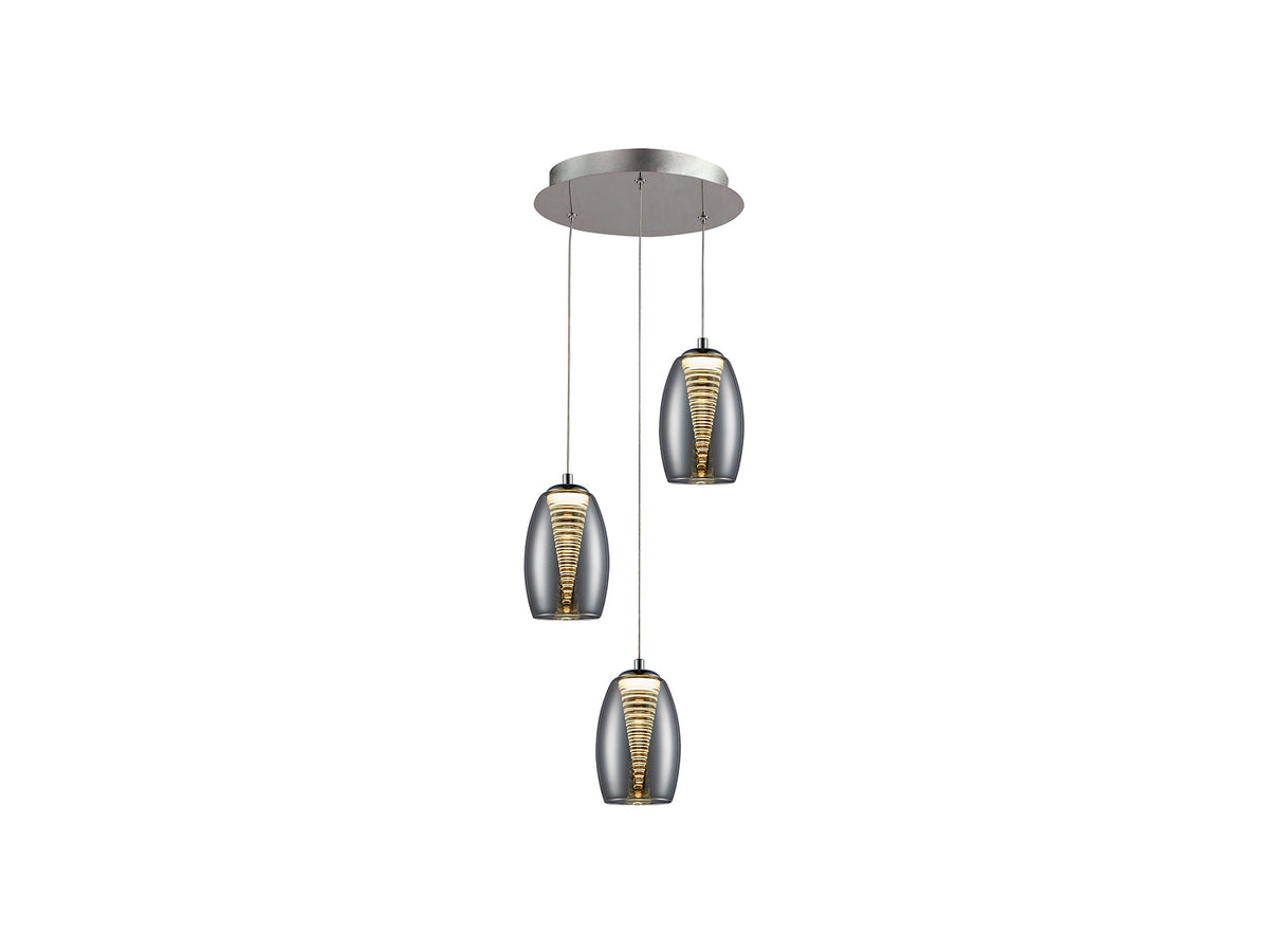 Nebula Lamp 3/5/12L Led Chrome Ip20 Integrated Led