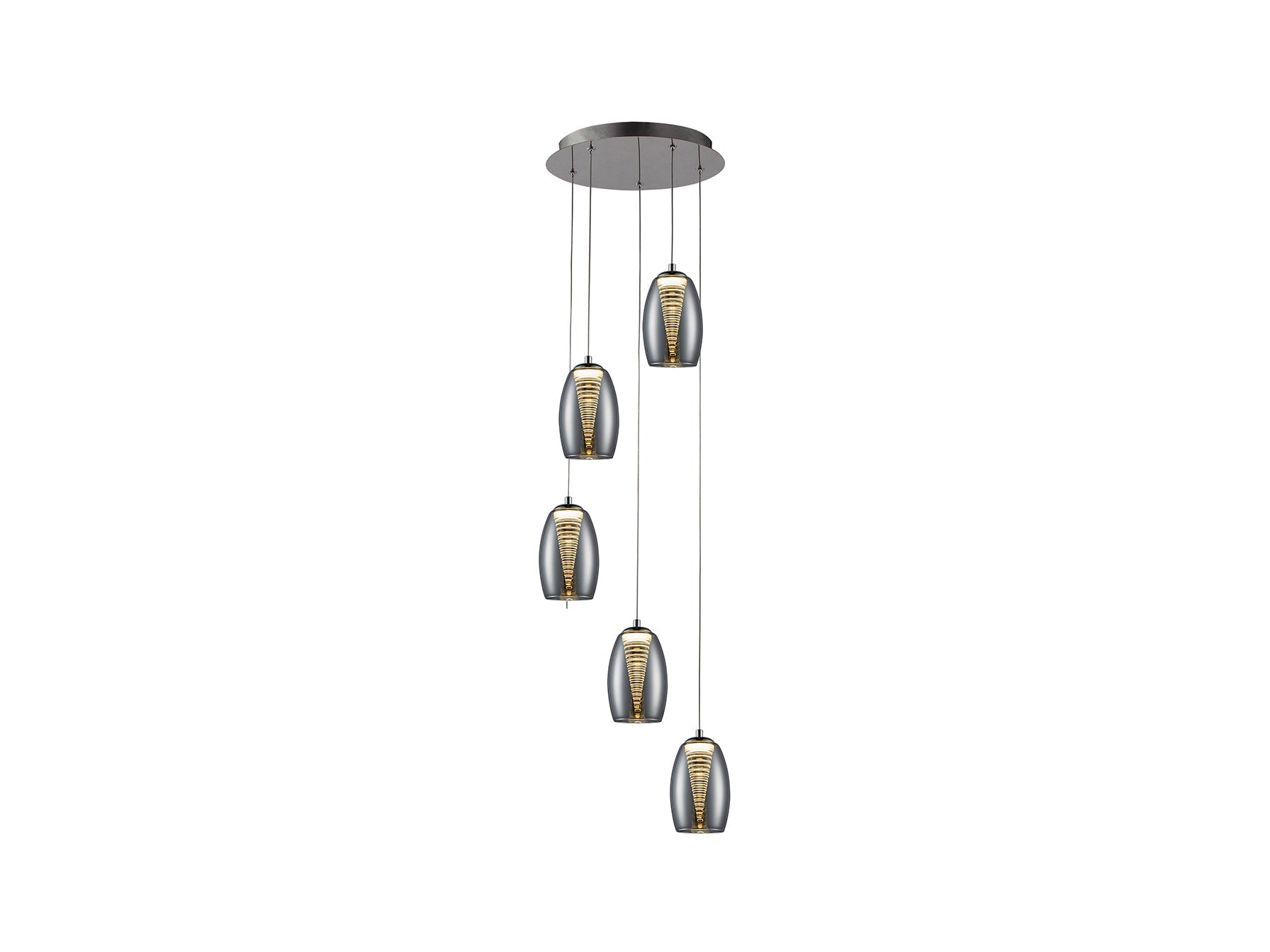 Nebula Lamp 3/5/12L Led Chrome Ip20 Integrated Led