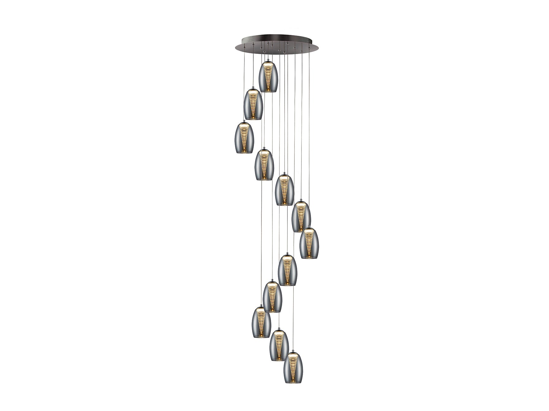 Nebula Lamp 3/5/12L Led Chrome Ip20 Integrated Led