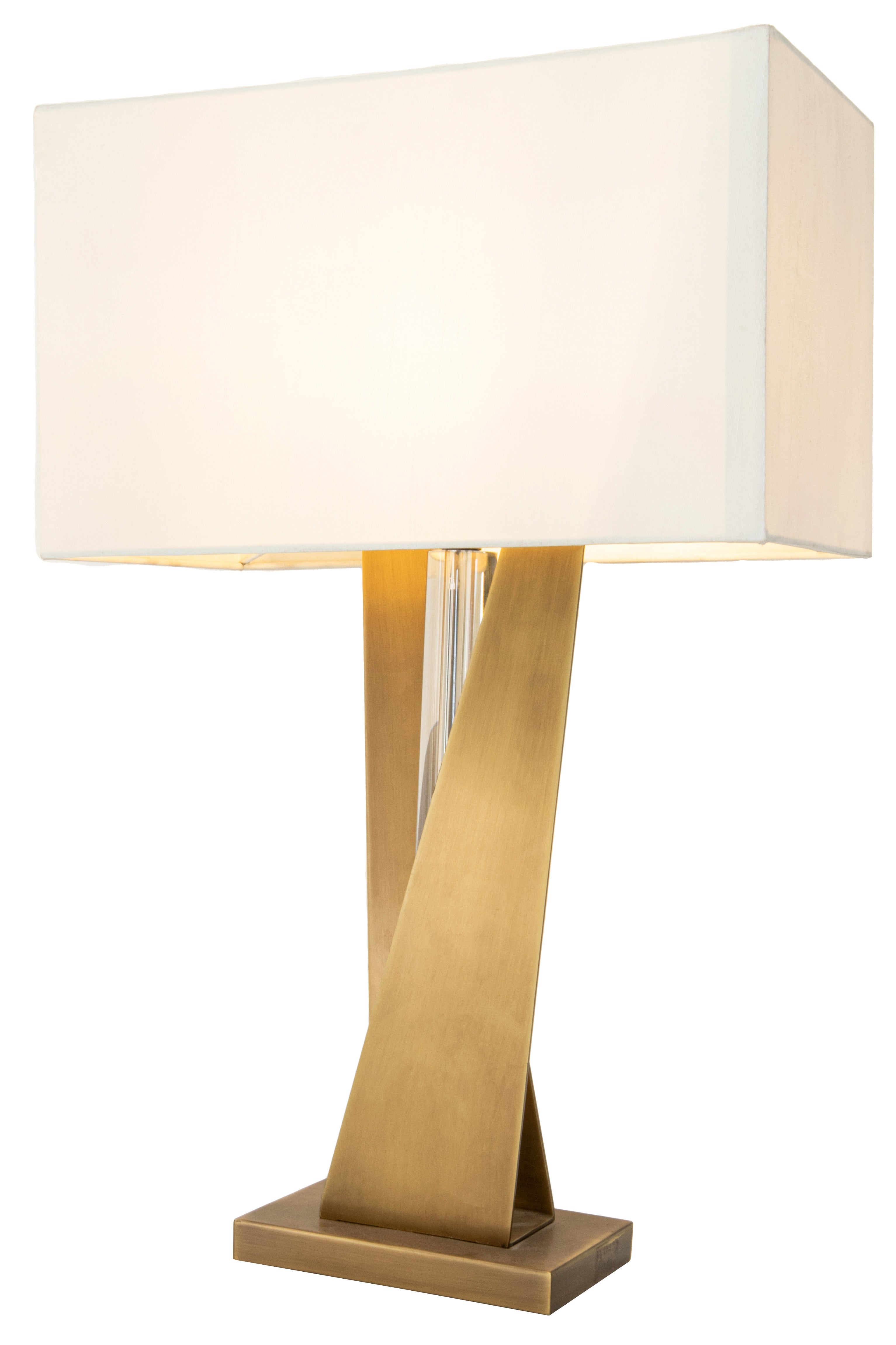 Cabra Table Lamp - Brass & Crystal
