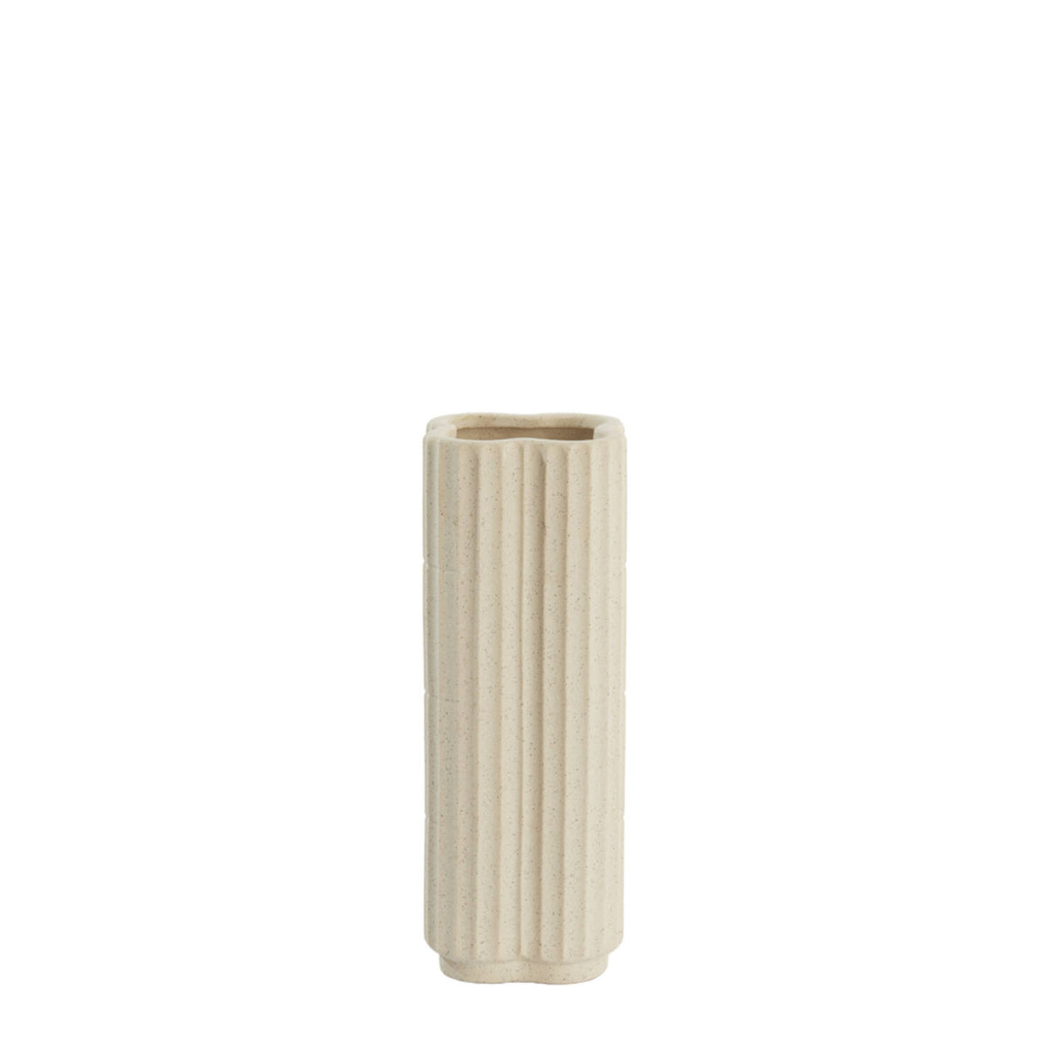 Castor Vase Ceramics Ecru