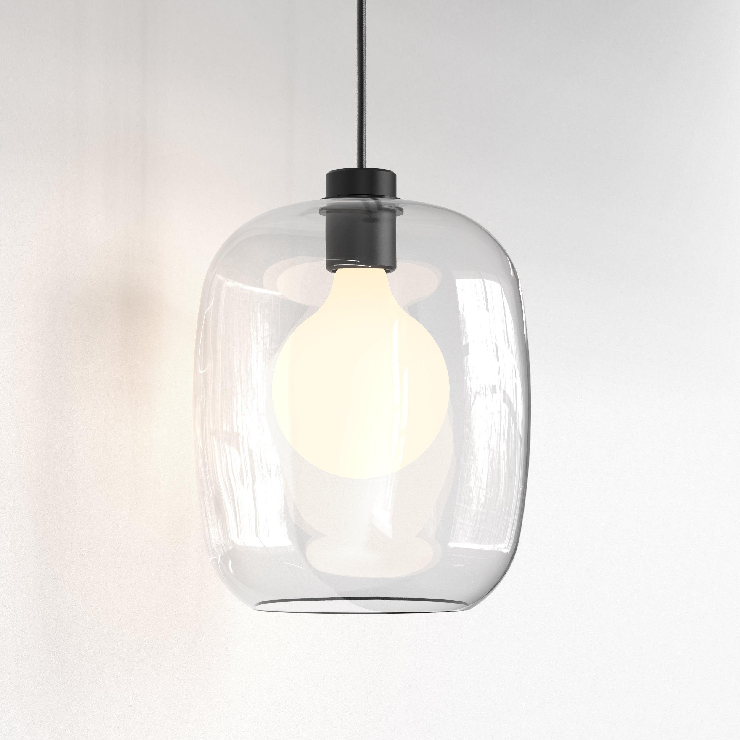 Curve Glass 220/285 Glass Shade