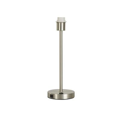 Finn USB Table Lamp Base - Satin Nickel