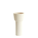 Alsacia Small/Large Vase - Matt Cream Ceramic