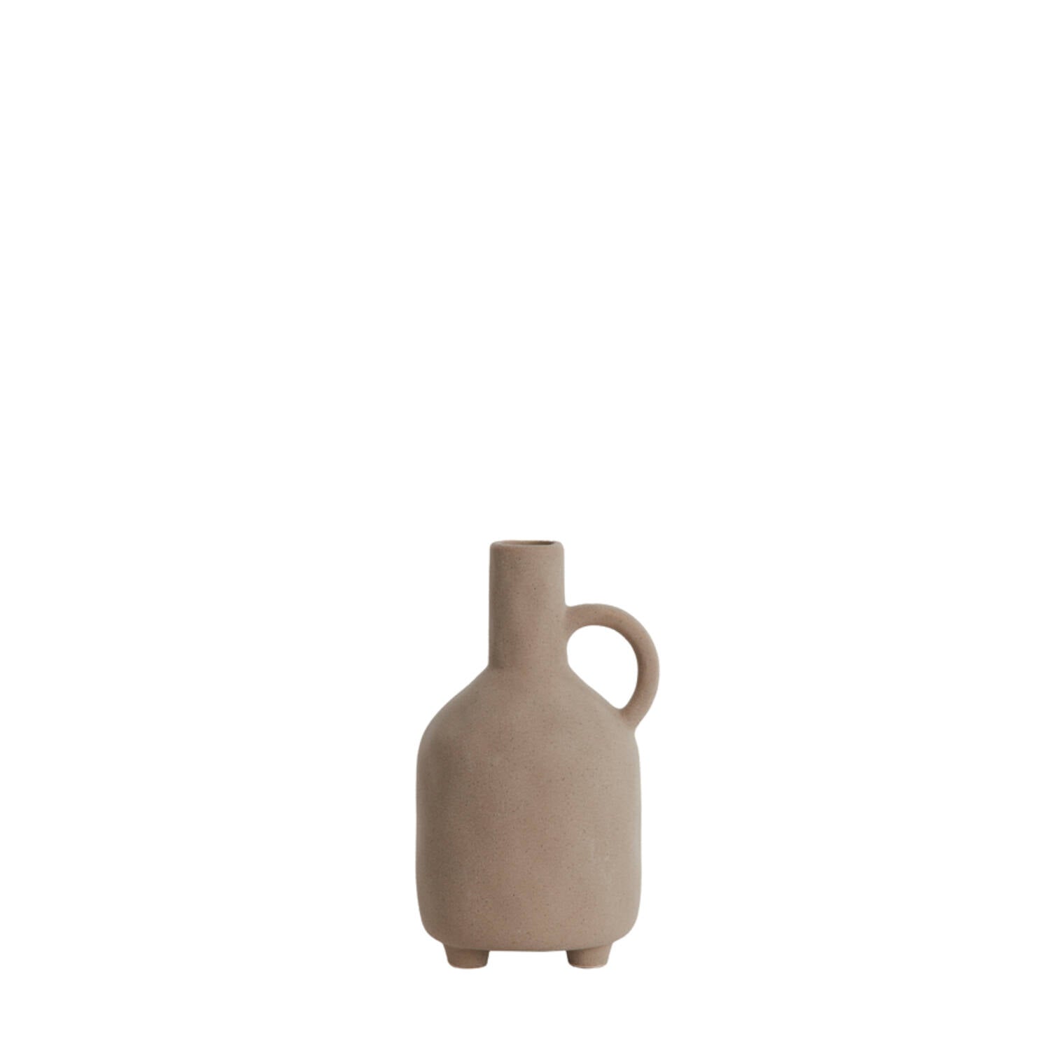 Jonai Decorative Vase - Matt Brown Ceramic
