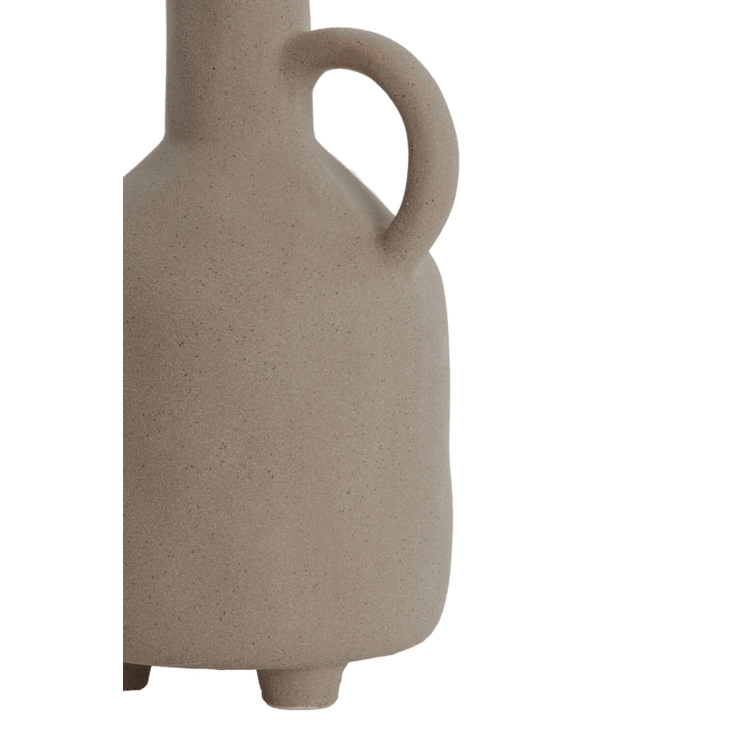 Jonai Decorative Vase - Matt Brown Ceramic