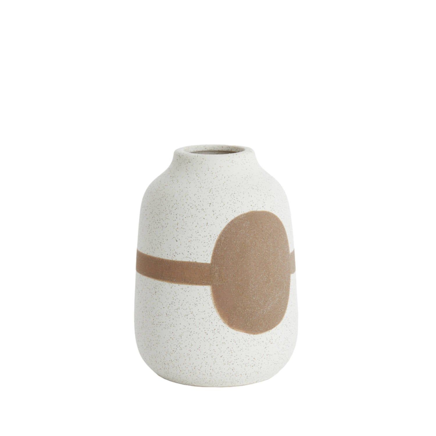 Danai Cream & Brown Vase - Small/Large