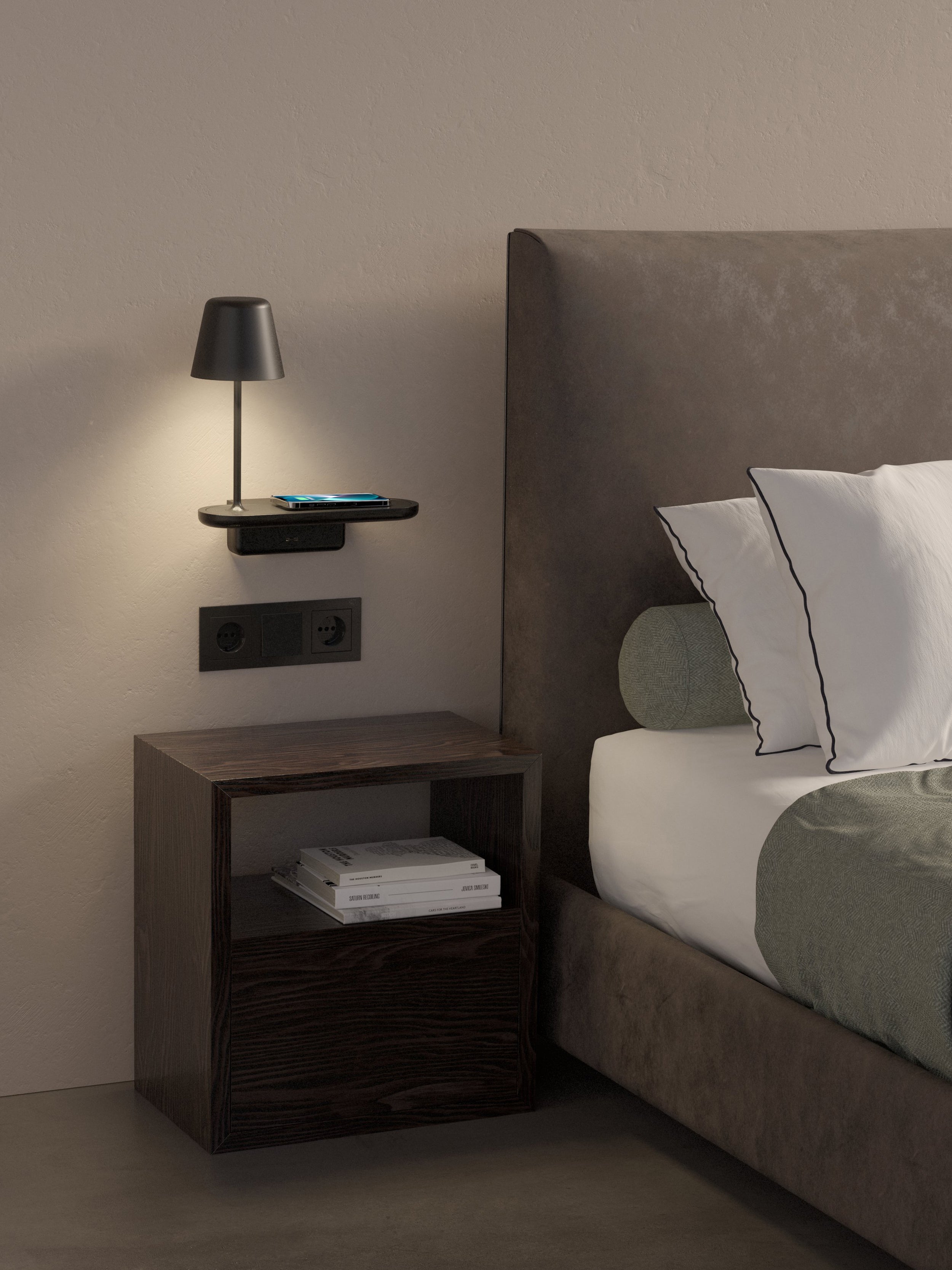 Ito Phone Charger Light- Black/ White Finish