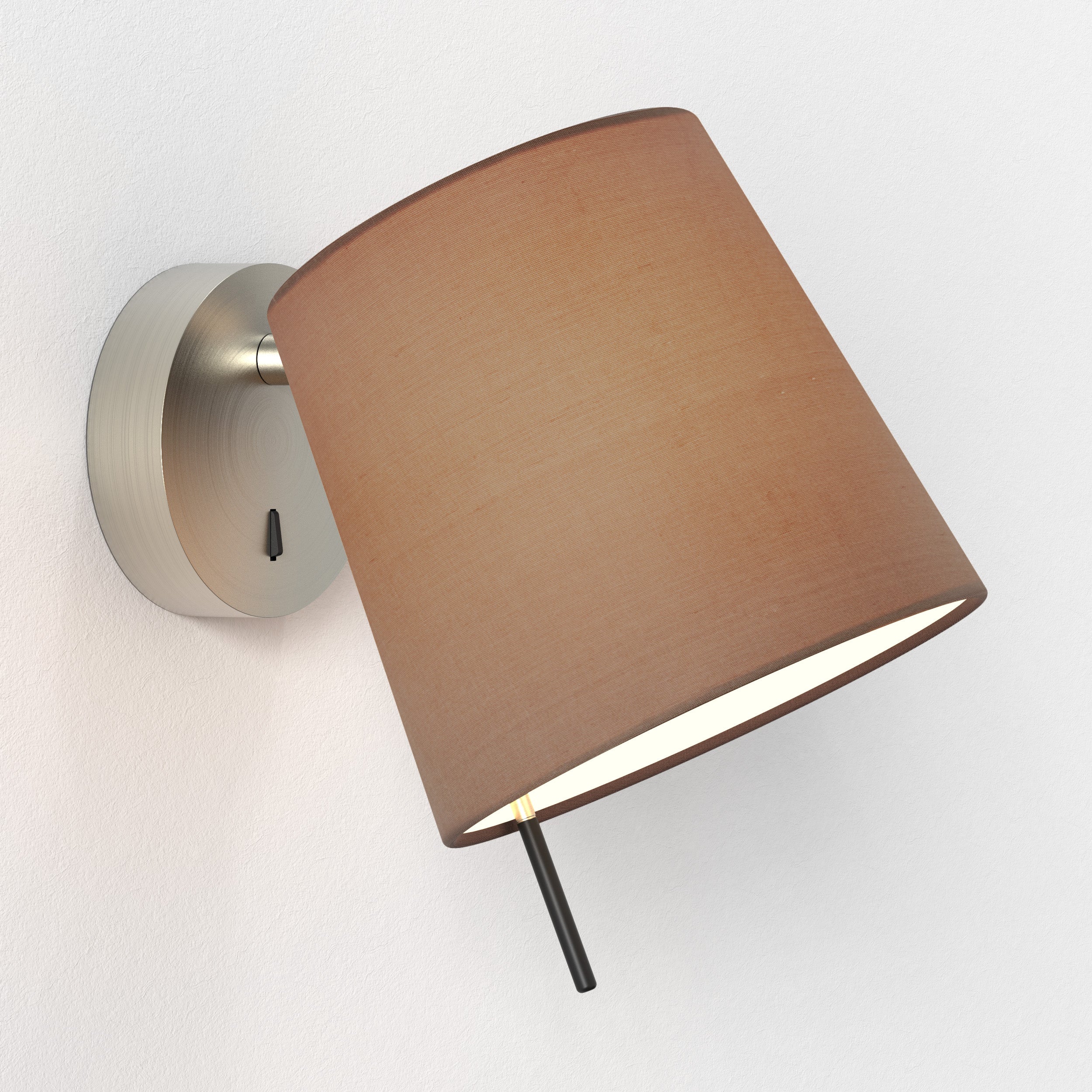 Mitsu Wall Light- Matt Nickel/ Bronze