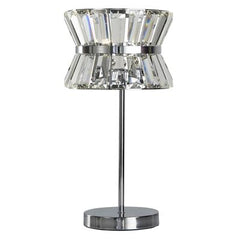 Uptown 2Lt Crystal Lamp - Chrome