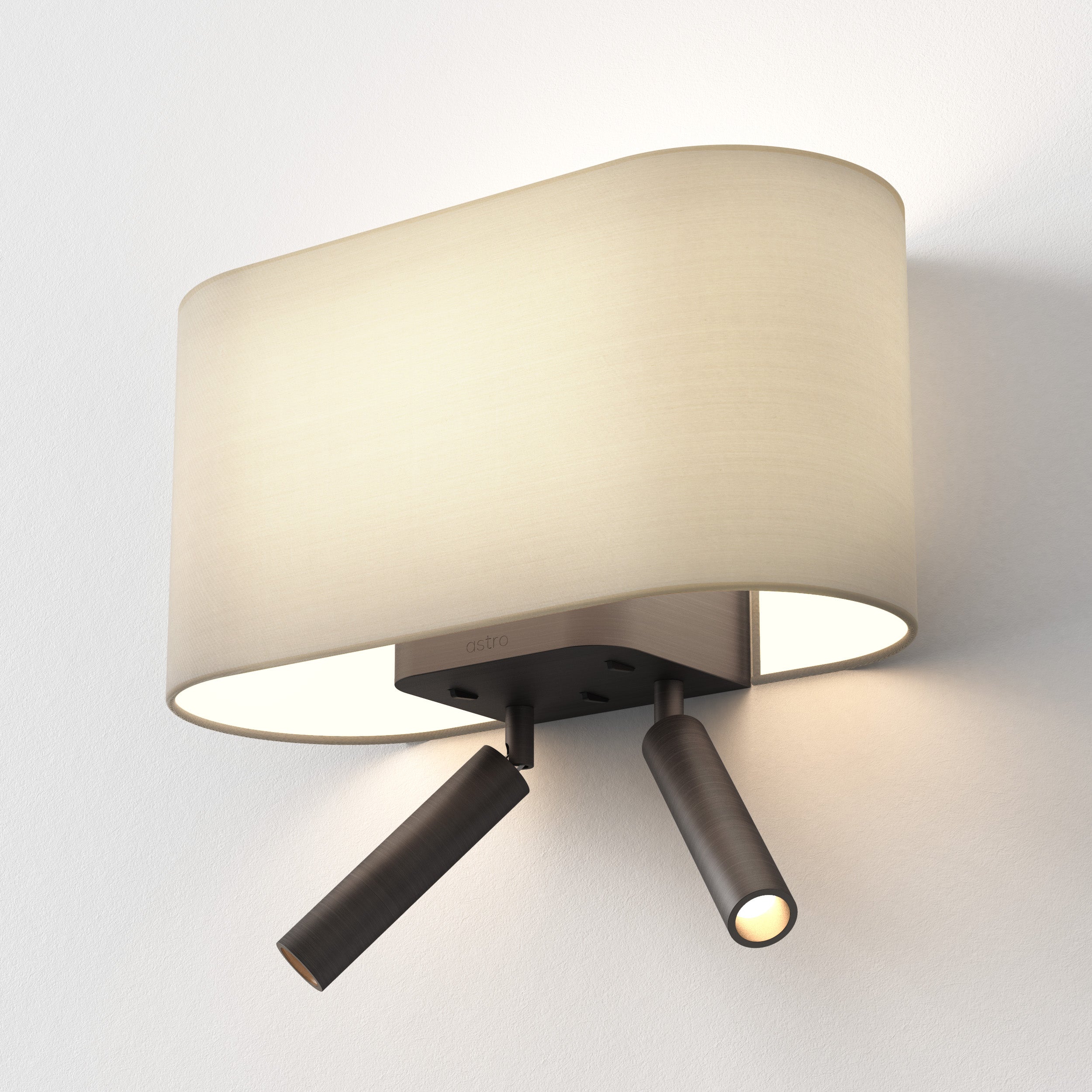 Venn Reader Twin Lights- Bronze/ Matt Nickel Finishes
