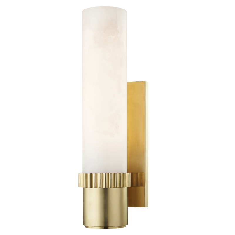Argon 1Lt Wall Sconce - Aged Brass/Bronze