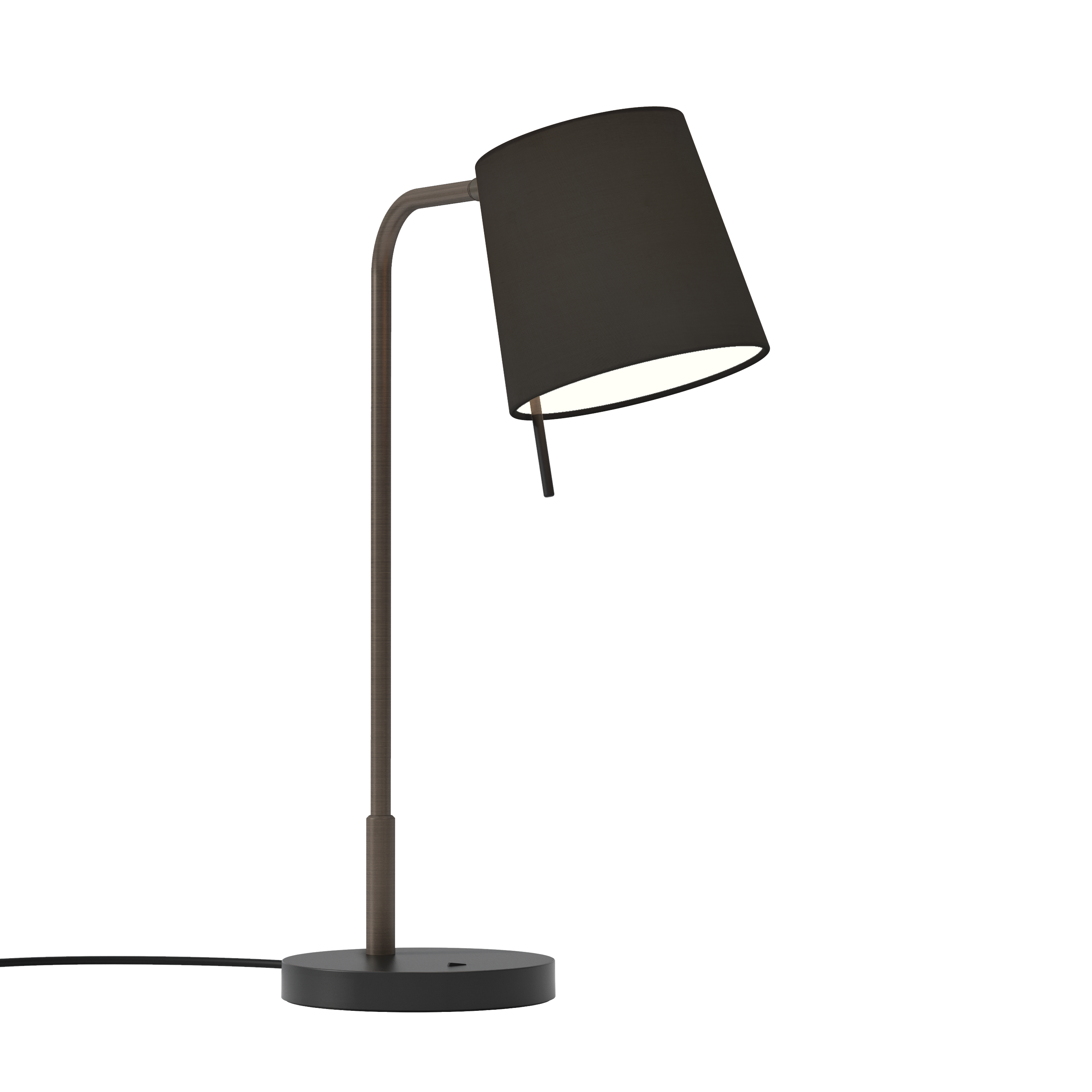 Mitsu Table Lamp- Matt Nickel/ Bronze
