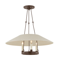 Archive 3Lt Chandelier - Bronze/Brass