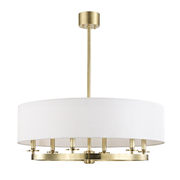 Durham 6Lt Pendant - Aged Brass