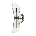 Angie 2Lt Wall Sconce - Nickel/Brass