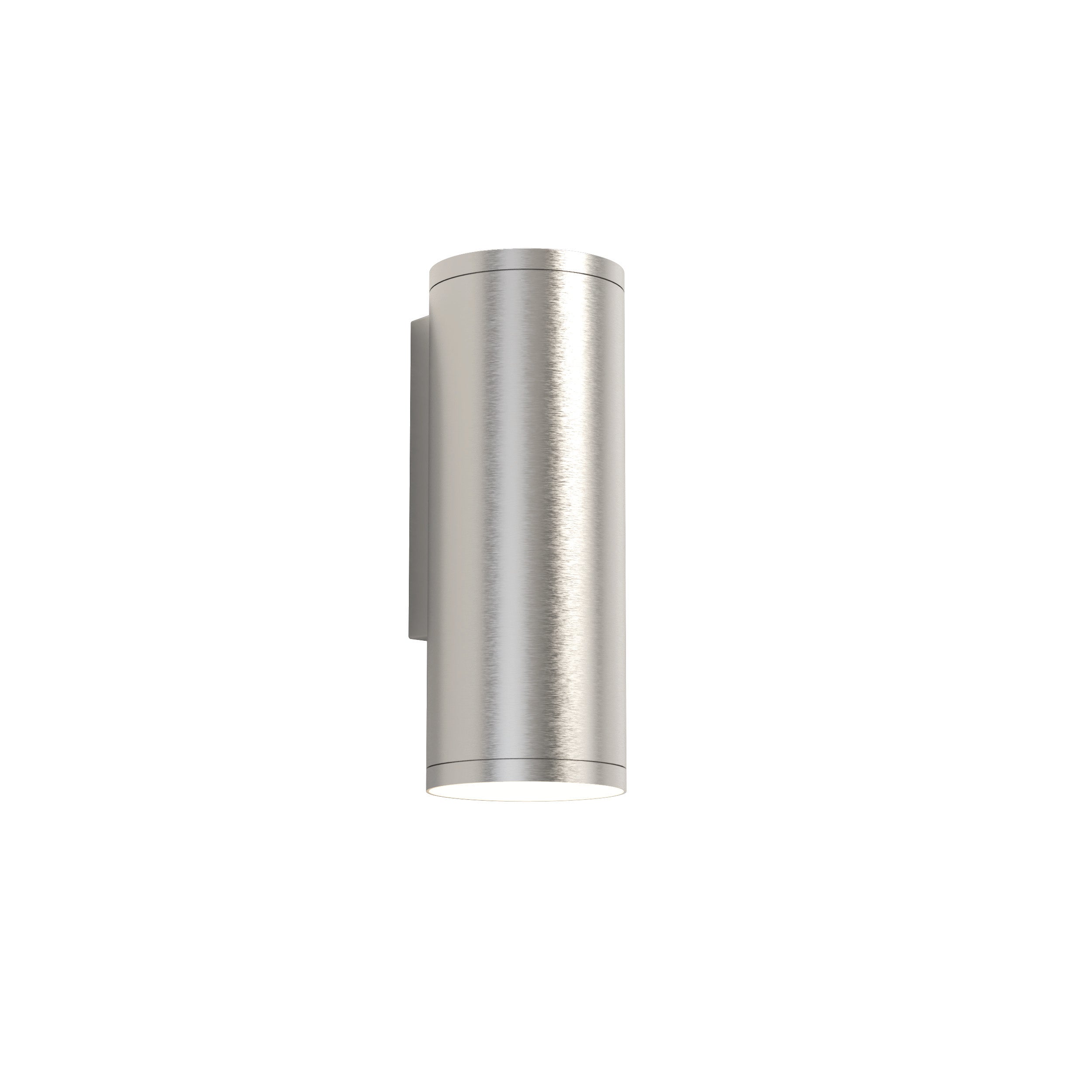 Ava 1/2Lt Coastal Coastal Wall Light in Brushed Stainless Steel/PVD Brushed Brass GU10 IP44