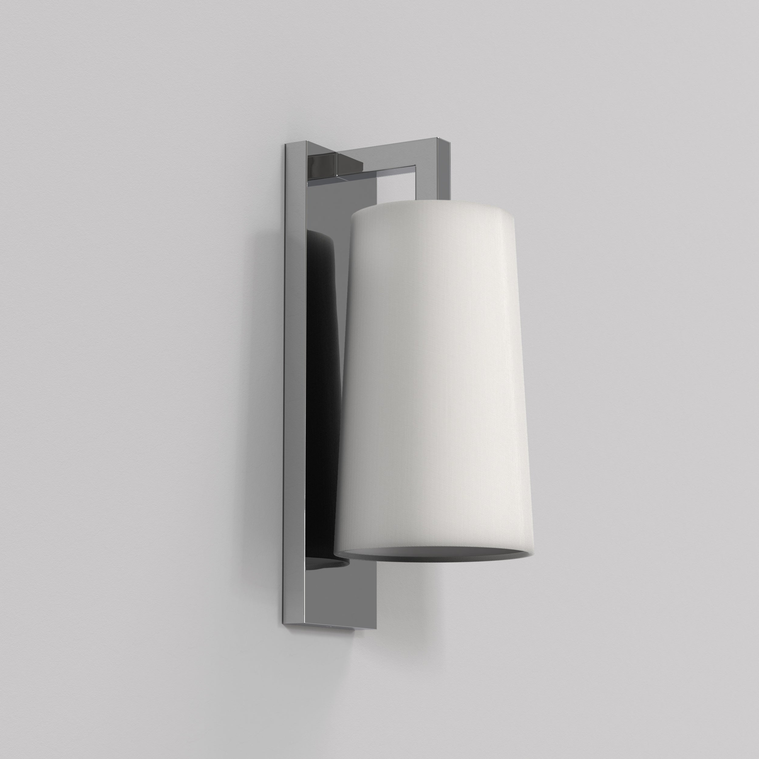 Cone 195 Shade- White/ Natural Brass