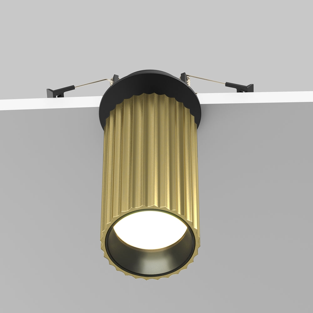 Calipso 10W Recessed Light- Brass/ Black/ White Finish