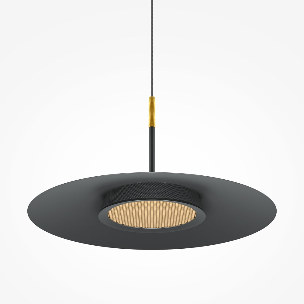 El Plate Pendant lamp- Black/ White Finishes