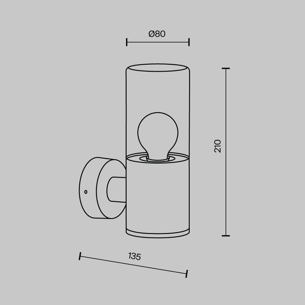 Amas Outdoor Wall Light