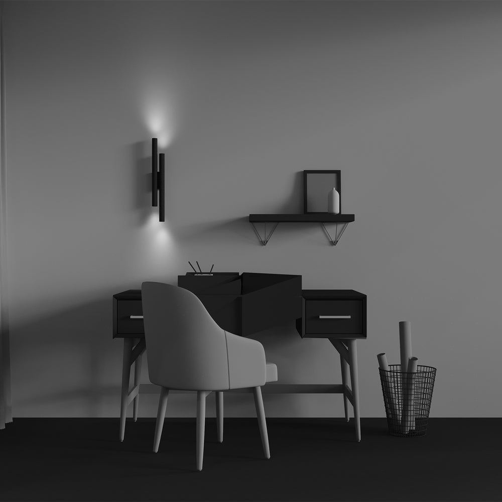 Calipso LED Wall Light- Black/ Brass/ White Finishes
