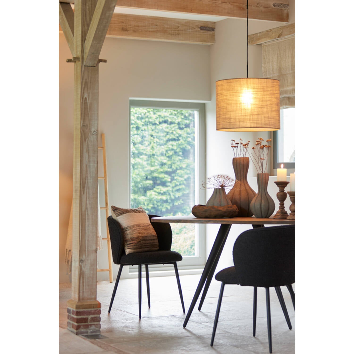 Ravenna Candle Holder Wood Weather Barn