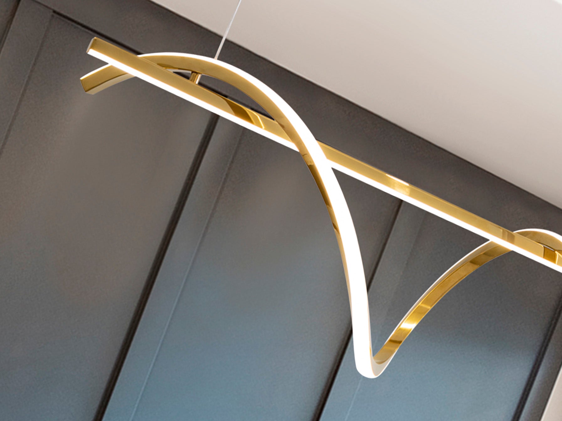 Asure Ceiling Light- Gold Finish