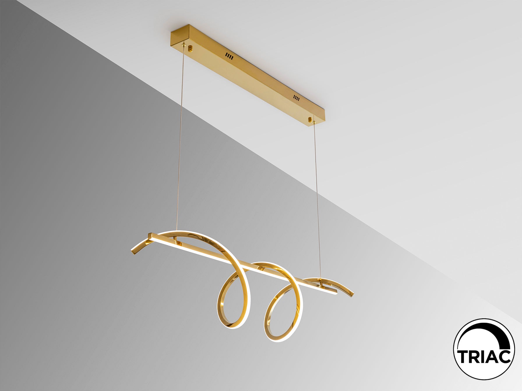 Asure Ceiling Light- Gold Finish