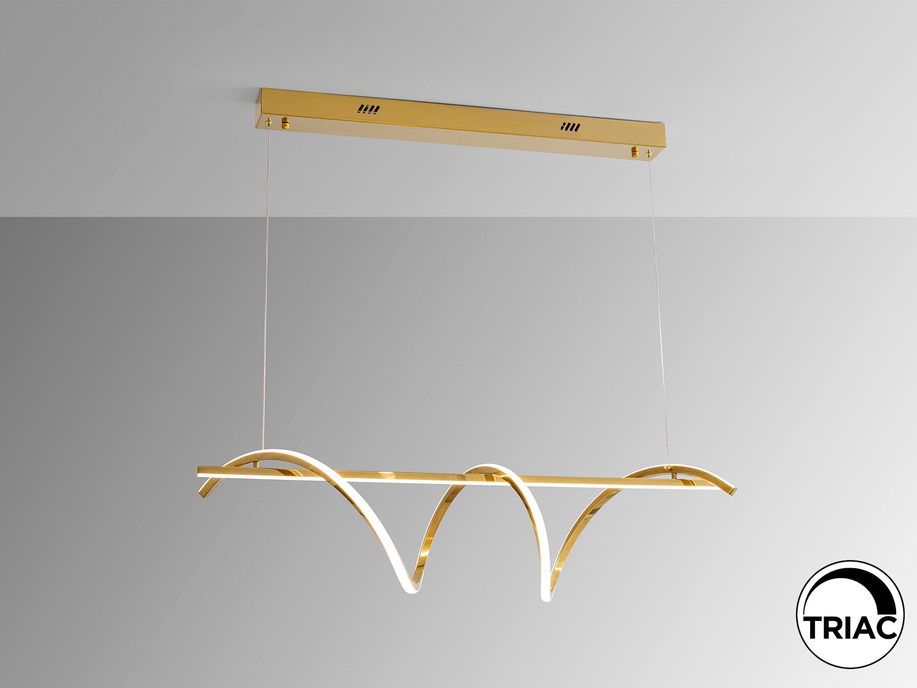 Asure Ceiling Light- Gold Finish
