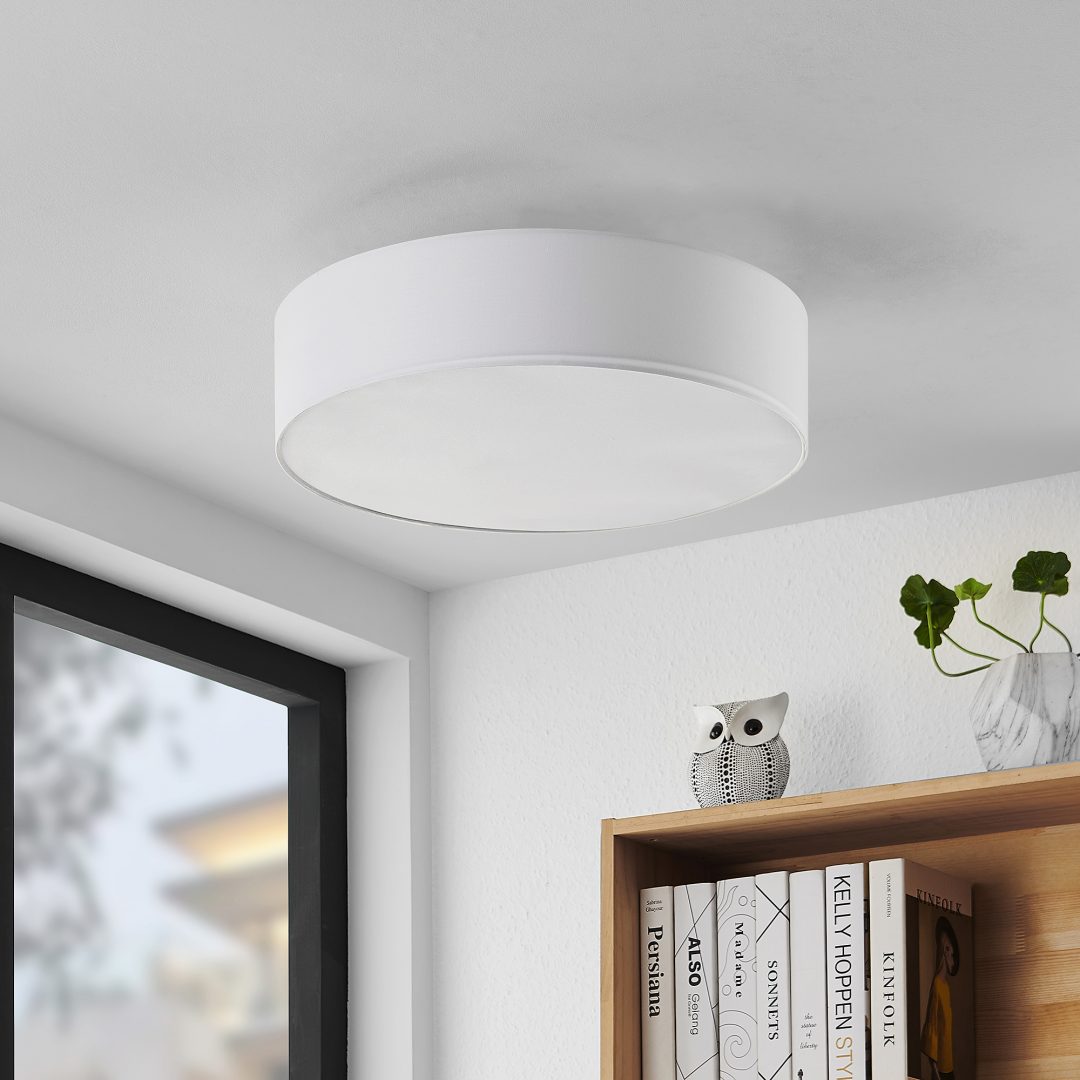 Hotel Flush Light- White/ Black/ Grey Finishes
