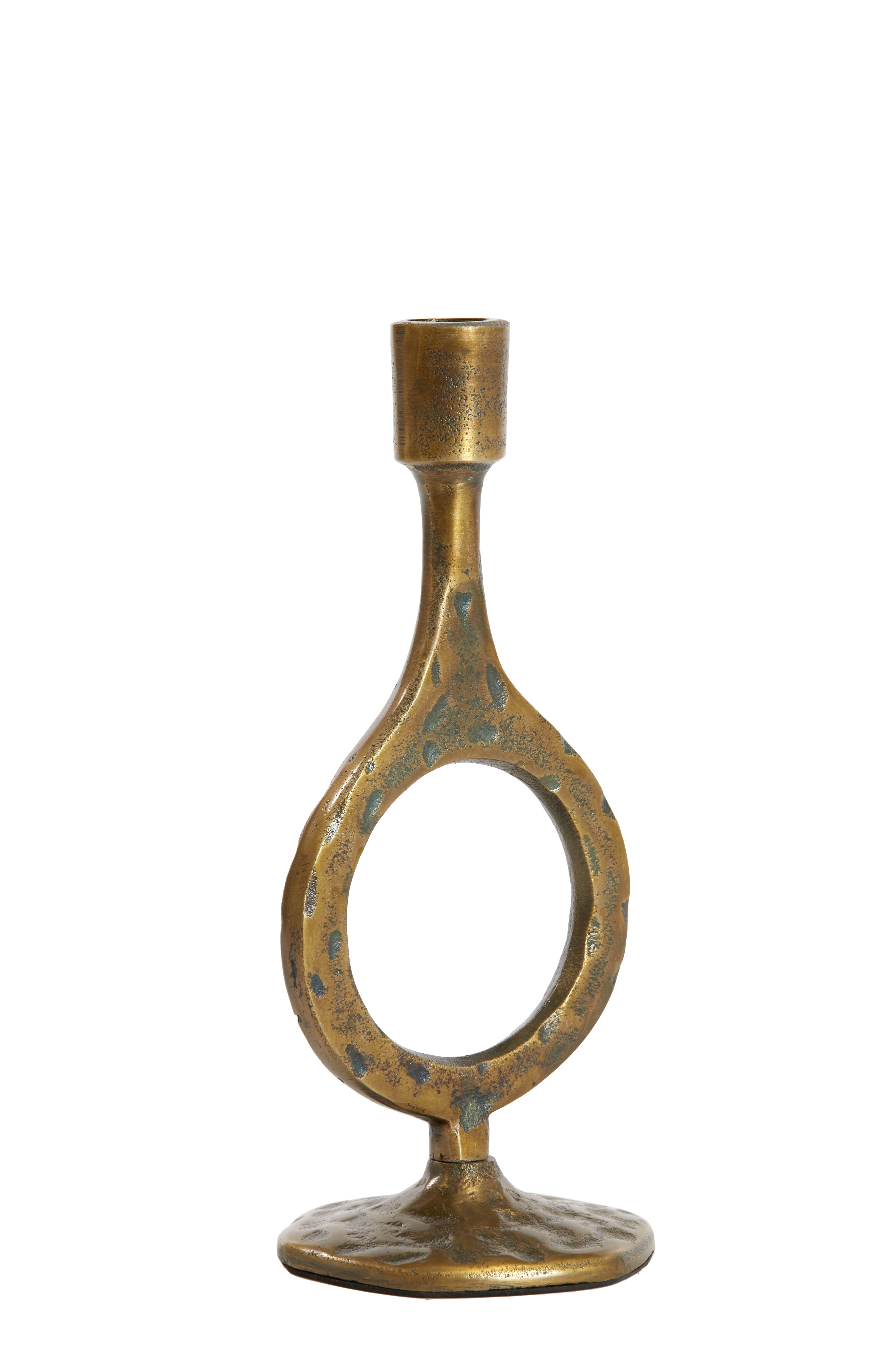 Laredo Medium Candle Holder - Antique Bronze Finish