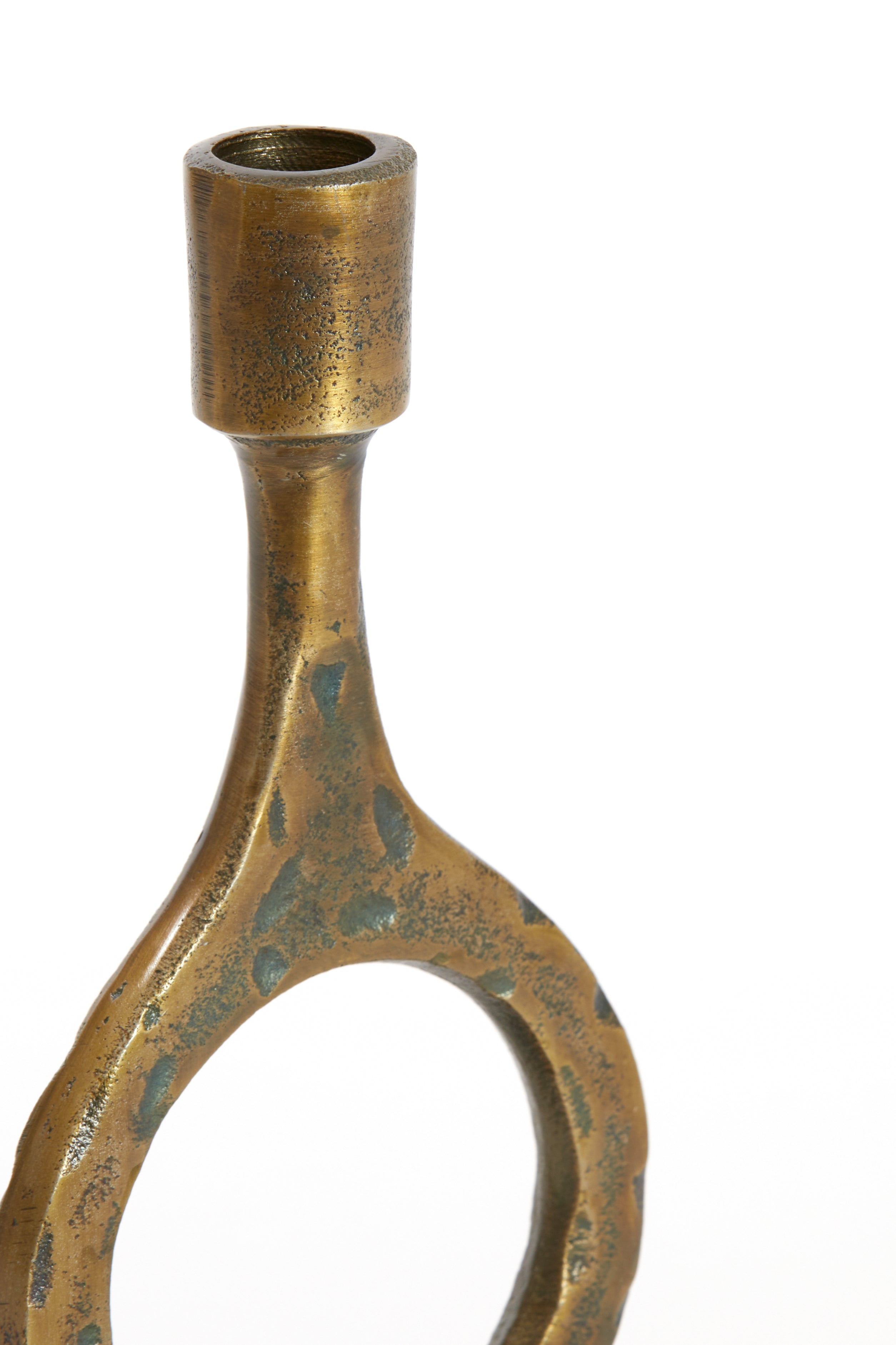Laredo Medium Candle Holder - Antique Bronze Finish